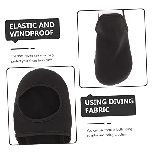 1 par de fundas para zapatos para ciclismo profesional, protectoras térmicas para punta, impermeables y cortaviento, antideslizantes miniatura 6