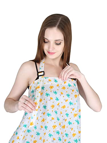 Image of Switchon Feeding Apron Cover Maternity Cover 100% Cotton Maternity Breastfeeding Multipurpose for Mothers