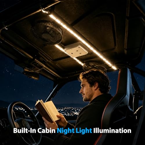Ventilador UTV 12V para eliminar el calor en cabina Polaris con flujo variable continuo 6