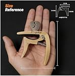 Personalized Wood Guitar Capo & Picks Gifts set With Wooden Box Premium Guitar Accessories Kit Engraved Name Gifts For Guitarist