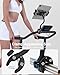 woleyi Gooseneck Treadmill Tablet Holder, Exercise Bike Handlebar Clamp for Spin Bike Peloton, Indoor Stationary Bicycle, Elliptical, Stroller for 4.7-13