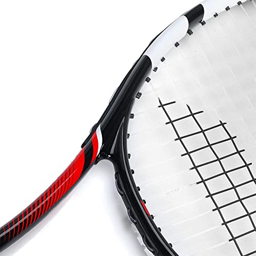 Raquete de Tênis Babolat Falcon 280g Preta Vermelha e Branca-l3