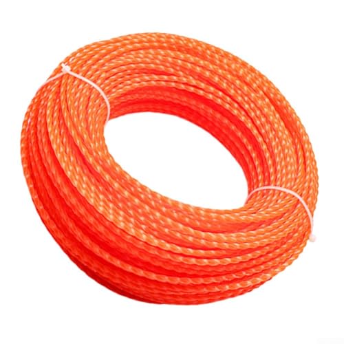Bobina de línea profesional de 75 m, nailon de 3 mm, cuerda de repuesto para desbrozadora Bosch 18V-33 GFR 18V-23, línea de corte de hierba en forma de espiral naranja