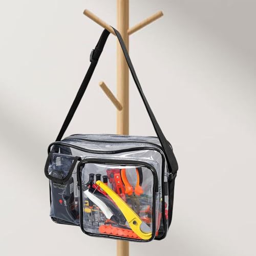 Sac à outils transparent pour salles blanches avec sangles réglables