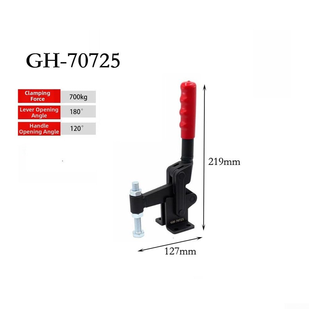 Heavy Duty verticale per morsetto a levetta con azione a sgancio rapido per macchinari e uso automobilistico costruito da robusto materiale d'acciaio (GH-70725)