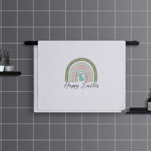 Geschirrtücher Regenbogengrün Handtücher Waffeltücher Küchentücher Geschirrhandtücher Saugfähige Trockentücher Küche Multi-Purpose Abtrockentücher Küche Handtuchset 4 Stück (40x60cm) – Bild 3