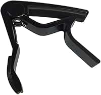 Capotraste Braçadeira Jx32 Smart para Violão e Guitarra Preto Metal