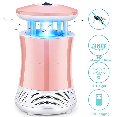 Bluesa Maamlly Mosquito Killer, ETRONG Electronic Bug Zapper Insect Killer Trap with UV Light and Fan,No Radiation Low Power Consumption for Indoor,Outdoor,Home