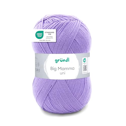 Gründl Laine Big Mamma uni - Laine XXL à tricoter - Fil à tricoter - Doux et agréable pour la...