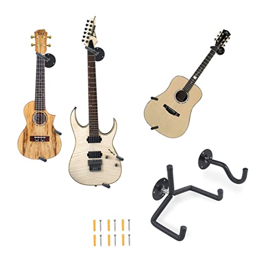 Hangage Mural de Guitare Acoustique électrique de Guitare Support de Support de Support de Support Mural Mural 2pcs Holder de Guitare - Les Beatles, Paul McCartney, John Lennon, RIngo Starr, George Harrison Hangage Mural de Guitare Acoustique électrique de Guitare Support de Support de Support de Support Mural Mural 2pcs Holder de Guitare – Image 6