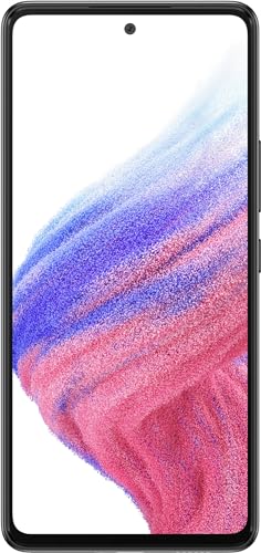 image for Samsung Galaxy A53 5G, 128GB + 6GB RAM, Black - Unlocked (Renewed)
