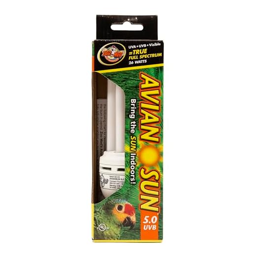 Zoo Med AS-C5E AvianSun 5.0 UVB kompakt lysrör 26 watt lampa för fåglar