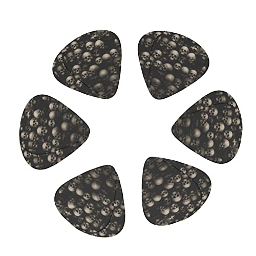 Médiators Guitare Pack de 12 Médiators Crâne Pour Guitare Électrique Guitare Acoustique Diverses Guitares - Les Beatles, Paul McCartney, John Lennon, RIngo Starr, George Harrison Médiators Guitare Pack de 12 Médiators Crâne Pour Guitare Électrique Guitare Acoustique Diverses Guitares