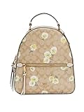COACH C2856 JORDYN BACKPACK IN SIGNATURE CANVAS WITH DAISY PRINT