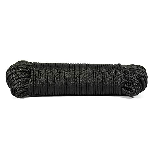 Corda Cordel Cordim Paracord Preto - AVB