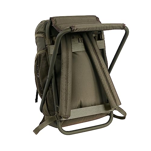 Foto von Tatonka Fischerstuhl 20L - Rucksack mit Hocker und 20 Liter Volumen - Mit stabilem Aluminiumrahmen - Belastbar bis 100 Kg (olive)