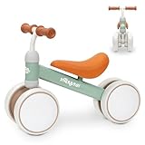 🛡️ SICUREZZA PER IL TUO BAMBINO: La bicicletta è dotata di un telaio in acciaio rinforzato, il corpo presenta un rivestimento in polipropilene e le ruote in schiuma EVA sono chiuse, larghe e senza raggi, per proteggere completamente i piedi del bambino. Il nostro sistema di sterzo limitato a 135° evita ribaltamenti frontali anche nelle curve più strette. Le ruote e il design basso assicurano che i piedi tocchino sempre il suolo. Progettata per la massima tranquillità durante le sue prime avventure.