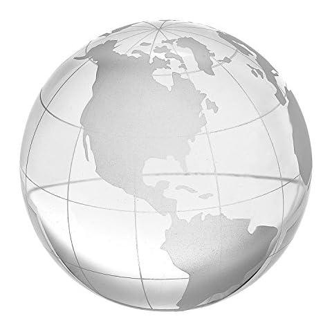 2.3 inch Amlong Crystal Globe Paperweight with Gift Box by Amlong Crystal Cover