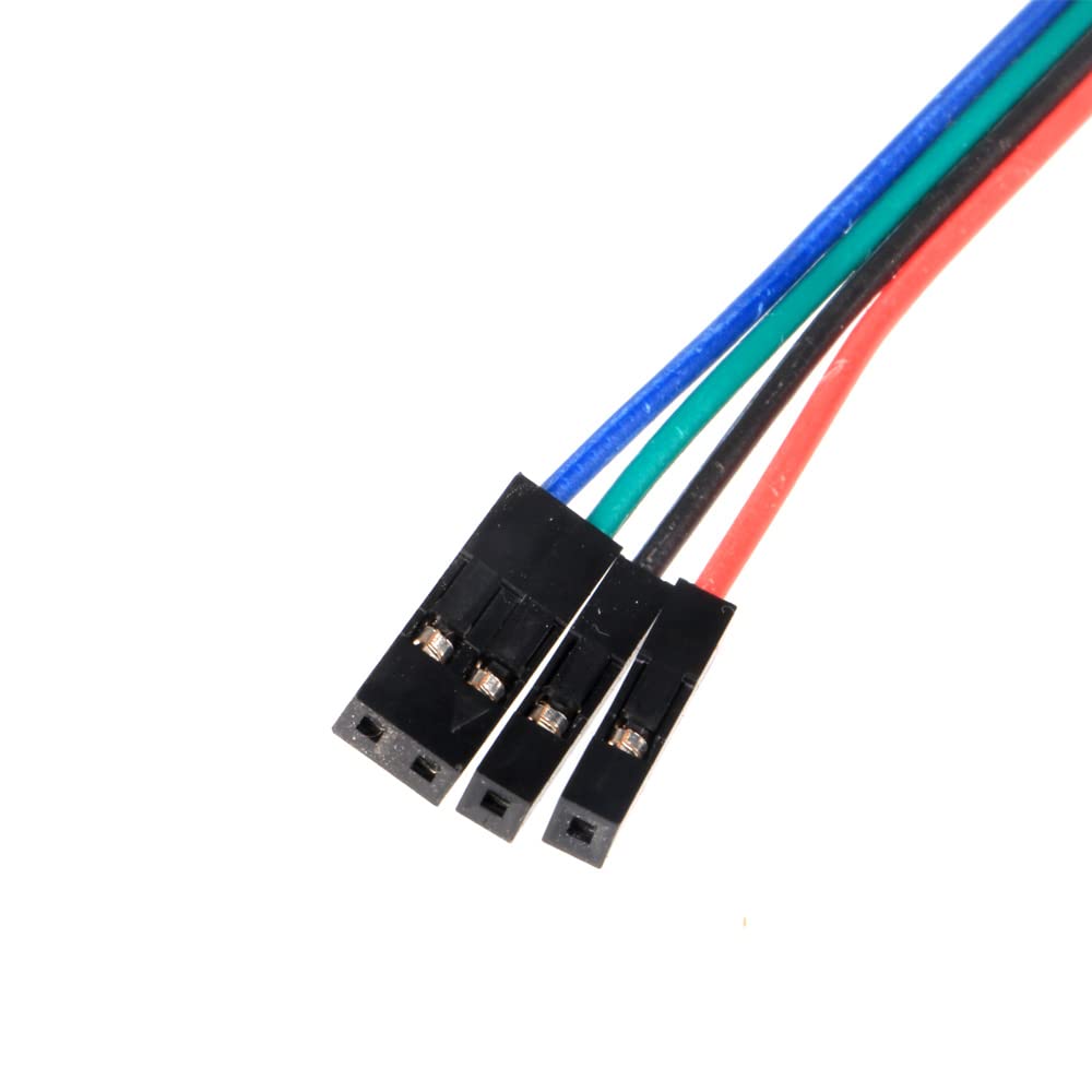 Guuzi Przełącznik podwozia hosta metalowy przycisk, przełącznik komputera hosta obudowa komputera przycisk zasilania LED zasilanie włączanie/wyłączanie ATX dla DIY przełącznik 60cm-2 szt. (12 mm)