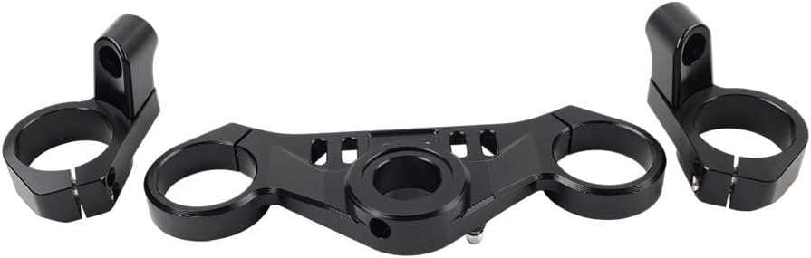 Cnwaga3 1set Aluminum Front Fork End Lowering Triple Tree Upper Top Clamp Black for APRILIA RS660 2021-22 23 Motorbike