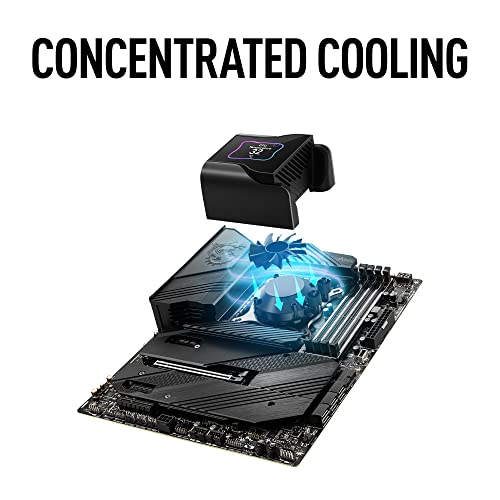 Msi Meg Coreliquid S280 - Aio Cpu Liquid Cooler - 2.4" Ips Display - Lga 1700 Ready - 280Mm Radiator - Dual 140Mm Silent Gale P14 Fans #TOP4