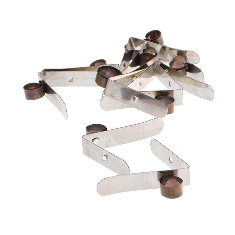 10Pcs Stainless Steel Carbon Brush Holder 7mm Diameter Spring Clip Assemblies for Factory and Workshop Use
