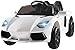 Produktbild Actionbikes Motors Kinder Elektroauto Super Sport - Ledersitz - Mp3 - USB - SD - 2,4 Ghz Rc Fernbedienung mit Not Stop - Softstart - Elektro Auto für Kinder ab 3 Jahre (Weiß)