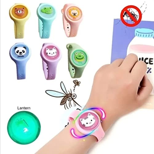 Pulseira Tipo Relógio Infantil Repelente de Mosquitos