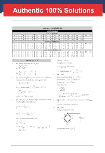 Image of Disha 10 JEE Main Online 2026 Session I Previous Year Solved Papers (All sittings) with Rank Predictor 5th Edition | PYQs for Physics, Chemistry & Mathematics | Mock Tests
