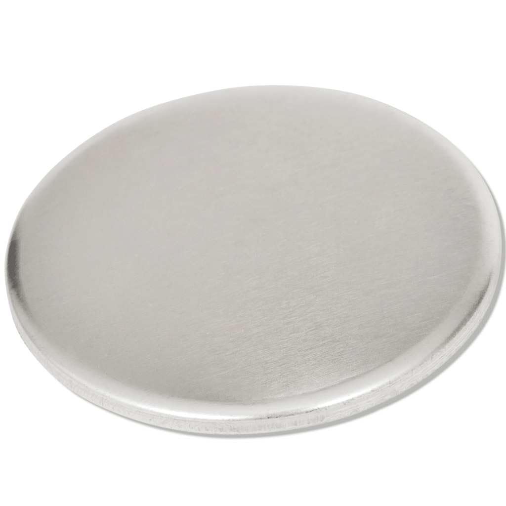 500 piezas de botones en blanco de 25 mm – Juego de botones con parte delantera de metal y parte trasera de plástico para máquina de botones