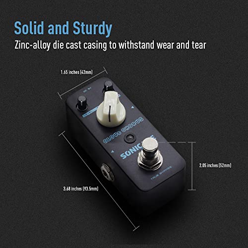 Image of SONICAKE Chorus Pedal Chorus Guitar Pedal Guitar Effects Pedal Classic BBD Analog True Bypass