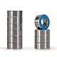 XiKe MR106-2RS Mini Kugellager 6x10x3mm｜ Chromstahl｜Vorgeschmiert｜Doppelte Gummidichtung, MR106RS Rillenkugellager mit Abdeckungen, 10er-Packung
