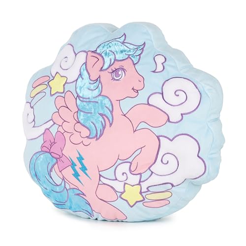 Image of Jay Franco Shaped Decorative Pillow - 15 Inch Kids Ultra-Soft Stuffed Plushie & Cozy Throw Pillow, Official Licensed Product, Blue - My Little Pony