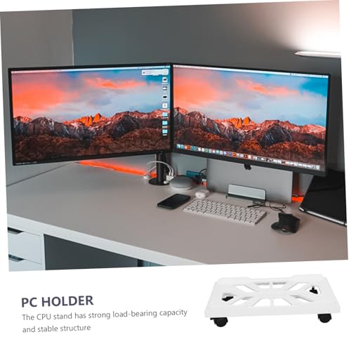 Soporte para CPU de piso para computadora TEHAUX, con ruedas, diseño robusto para mejorar la ventilación, uso en oficina en casa miniatura 3