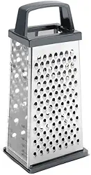 Ralador 4 Faces Com Visor Top Pratic, 20,5 Cm, 9,5 x 7,3 x 20,5 cm, Preto, Brinox