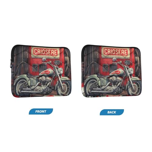 Funda para portátil 13-14 pulgadas impermeable estilo motocicleta miniatura 2