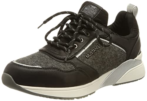 MUSTANG 1358-306, Zapatillas Mujer, Negro, 39 EU