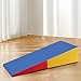 WAZHOU Gymnastics Wedge Mat Folding Incline Gym Mat Foldable Gymnastics Training Equipment Gymnastics Tumbling Mat For Sport(150x75x35cm)