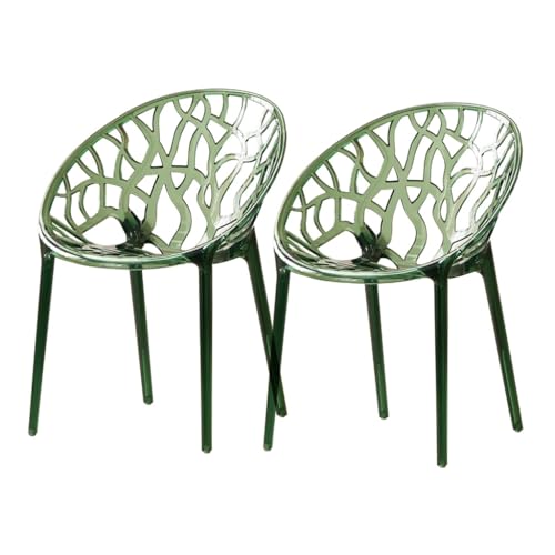 Sillas auxiliares apilables para comedor, modernas sillas de acrílico cómodas para eventos y restaurantes, diseño que ahorra espacio para uso en la cocina