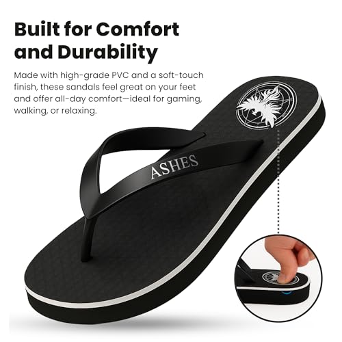 310 Nutrition AoC Sandals – Men's Gamer Flip Flops & Slides | Cushioned Summer Slippers for Men & Women | Casual Pool Sandals for Daily Wear3