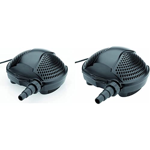 Pontec 50857 Filter- und Bachlaufpumpe PondoMax Eco 8000 | Filterpumpe | Pumpe | Teichpumpe & PondoMax Eco 5000 Bachlaufpumpe, 50855, Schwarz, 5.000 l/h