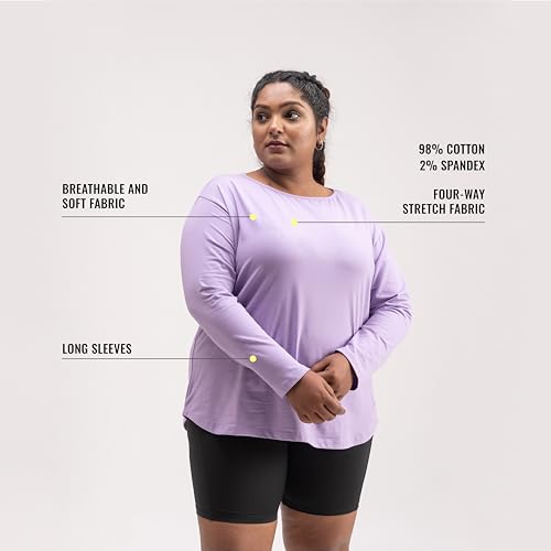 Image of Spirit Animal Plus Size Tshirts for Women | Casual Tshirts for Women | Tshirts for Women Workout, Gym, Running | Yoga Tshirt | Sweat Wicking Fabric | Relaxed Fit | Quick Dry