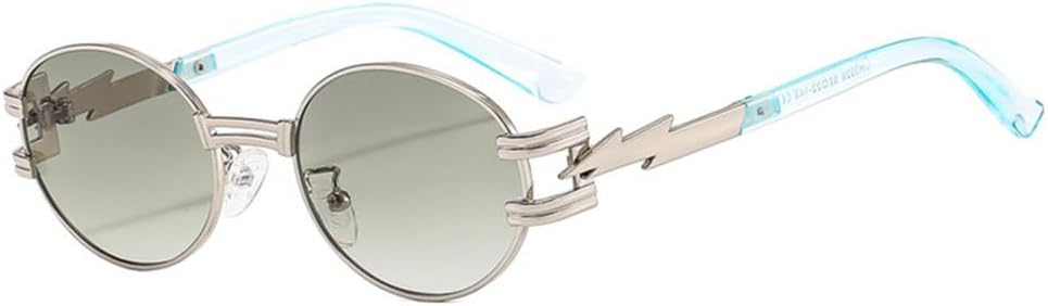 Gothic Steampunk Sunglasses Men and Women Retro Round Metal Frame Glasses UV400