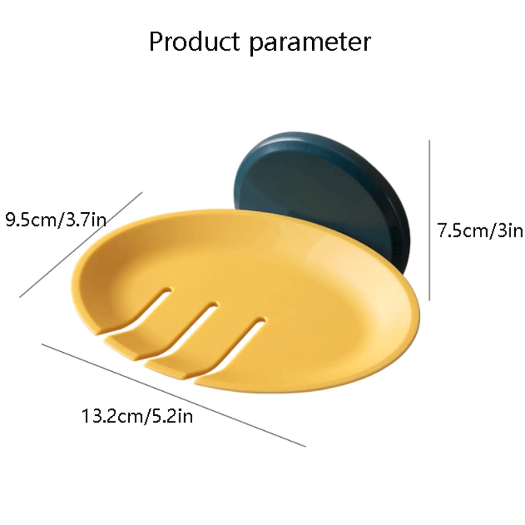 Portasapone, Portasapone, portasapone, da parete autodrenante(Yellow)