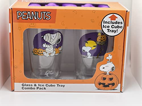 Set de 2 vasos con moldes de hielo Snoopy miniatura 3