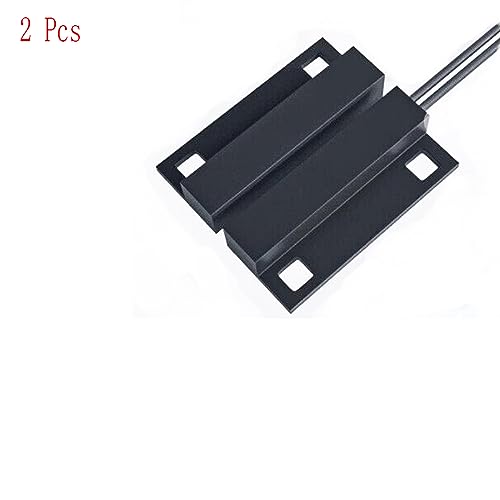 Image of MC-38 NC Surface Mount Wired Security Window Door Contact Sensor Alarm Magnetic Reed Switch, for Home Security and Burglar Alarm Systems, Sets of 2, Brown