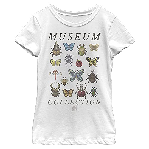Nintendo Bug Collection Girl's Solid Crew Tee