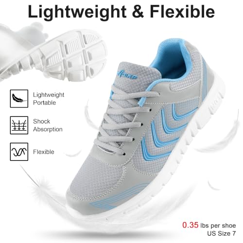 Image of Alicegana Womens Comfortable Walking Shoes: Lightweight Breathable Womens Sneakers for Daily Walks - Non Slip Casual Tennis Shoes for Work Commuting