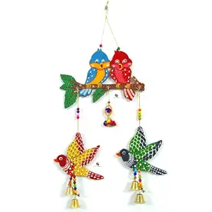 DRAVY HANDICRAFTS Hanging Bird Main Door Latkan Toran for Pooja Garden Decorative Wall Hanging Balcony Decoration Hanging Decorative Items for Room Wall Decor Decoration for Home (A4)