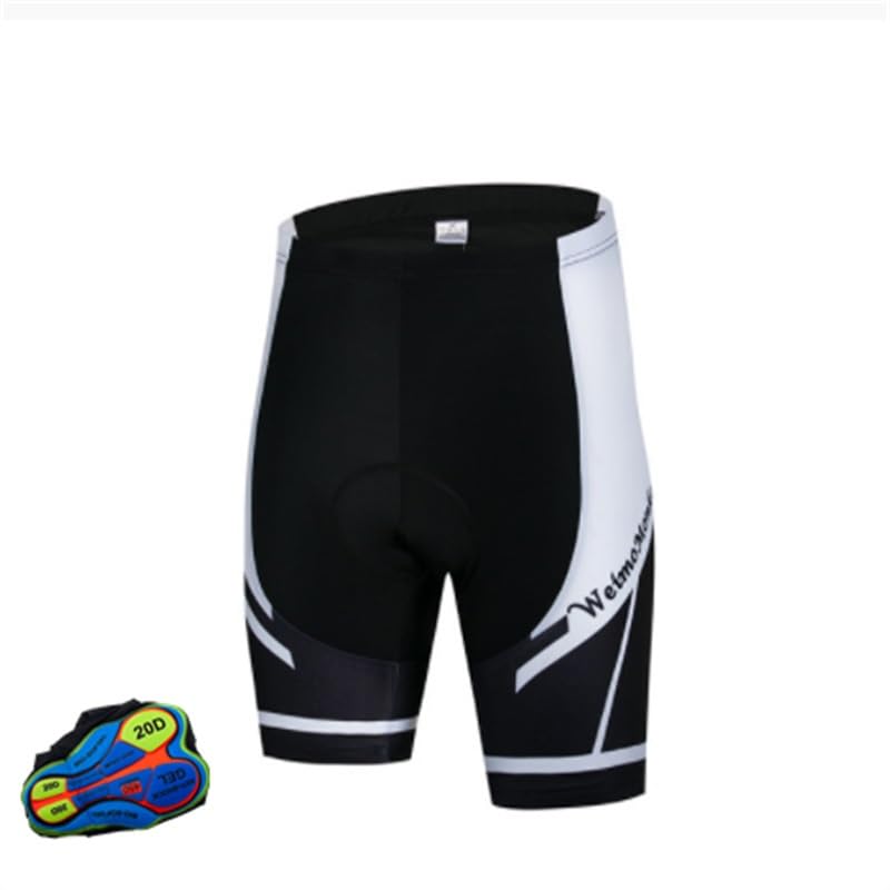 Cuissard VTT homme rembourré 20D anti-chocs short cycliste élastique grande taille